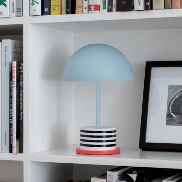 NEW Printworks Portable Lamp, Striped French Riviera Style Design